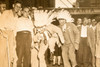 Oklahoma Legionnaires Indian Dance New York Convention 1947 AP Wire Photo V39