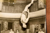 One-Legged Veteran Diving Swimming Pool Chicago 1947 AP Wire Photo V31