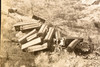 Woodbridge NY Box Car Derailment Aerial View 1947 AP Wire Photo V34