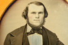 1/6 Plate Daguerreotype Photo Handsome Gentleman Bow Tie MP Brady Case 1850s V31