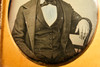 1/6 Plate Daguerreotype Photo Handsome Gentleman Bow Tie MP Brady Case 1850s V31
