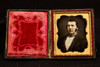 Daguerreotype Photo Gentleman Identified Sitter w Cravat 1/6 Plate 1840s V33