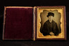 Daguerreotype Photo Gentleman Identified Sitter w Cravat 1/6 Plate 1840s V33