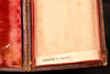 1840s 1/6 Plate Daguerreotype Photo Young Woman with Books Floral Case V32
