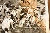 Baseball Fans Scramble for Foul Ball 14¼x12 1947 AP Wire Photo V33