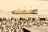 WWII Funeral Ship Honda Knot San Francisco 15⅜x10½ 1947 AP Wire Photo V35