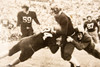 Indiana vs Wisconsin Dick Deranek Football Action 7¾×5¼ 1947 AP Wire Photo V33