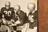 Northwestern Navy Backfield Practice Whidbey Island 8½×8¼ 1947 AP Wire Photo V32
