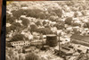 Rutland VT Flash Flood Aerial View Washed Out Bridge 8⅜x8 1947 AP Wire Photo V35
