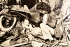 Glazier Texas Tornado Child Finds Lost Doll 6¾x9 1947 AP Wire Photo V32
