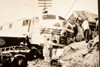 Higbee MO Zephyr Freight Train Collision 8¼ x 8⅝ 1947 AP Wire Photo V34