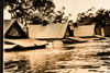 Ottumwa Iowa Des Moines River Flood Homes 8¼x7½ 1947 AP Wire Photo V37