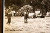 Eddyville Iowa Flood Evacuation Des Moines River 9¼x16¾ 1947 AP Wire Photo V36