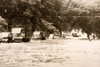 Eddyville Iowa Flood Evacuation Des Moines River 9¼x16¾ 1947 AP Wire Photo V36