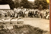 Leesburg VA Plane Crash Mass Burial 9¼x6⅝ 1947 AP Wire Photo V38