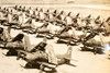 U.S. Navy Aircraft Sheltered From Hurricane 9¼ x 6¾ 1947 AP Wire Photo V31