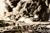 Surrey England Rubber Dump Fire Near London 9 x 8 1947 AP Wire Photo V38