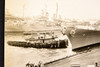 USS Missouri Departs Norfolk for Brazil 8¼ x 7¼ 1947 AP Wire Photo V32