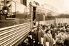 Chicago Train of Tomorrow Debut at Soldier Field 9¼ x 6¾ 1947 AP Wire Photo V30