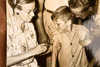 Typhoid Vaccination Child Red Cross Miami 6⅜x9 1947 AP Wire Photo V36