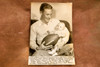 Frank Nelson & Baby Gary Utah Football 6x9½ 1947 AP Wire Photo V30