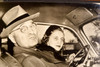 Truman with Daughter Margaret in Ford Sedan 8¼x8 1947 AP Wire Photo V38