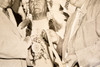 Truman Receives Comanche Gifts White House 7⅜x8 1947 AP Wire Photo V34