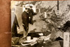 Santa Monica CA Fatal Auto Crash Prayer Scene 8¼x6 1947 AP Wire Photo V31