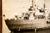 Funeral Ship Honda Knot WWII Dead 8½x6¼ 1947 AP Wire Photo V37