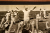 Truman Leads Exercise Aboard USS Missouri 9⅜x7 1947 AP Wire Photo V37