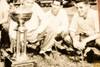 National Caddie Championship Trophy 8½x7½ 1947 AP Wire Photo V37