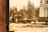 Shevlin Oregon Mobile Company Town Move by Train 8⅜x7⅞ 1947 AP Wire Photo V37