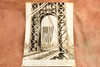 George Washington Bridge Giant American Flag 6½x9⅜ 1947 AP Wire Photo V33