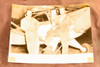Clifford Evans George Truman Round-the-World Flight 8⅝x6¾ 1947 AP Wire Photo V33