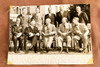 President Truman Poses With Cabinet 7½x5½ 1947 AP Wire Photo V31