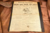 1949 Pittsburgh Post-Gazette Plane Crash Mayor Lawrence Front Page 18¾x23 V32