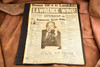 1949 Pittsburgh Post-Gazette Plane Crash Mayor Lawrence Front Page 18¾x23 V32