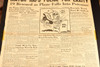 1949 Pittsburgh Post-Gazette Plane Crash Mayor Lawrence Front Page 18¾x23 V32