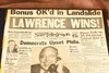 1949 Pittsburgh Post-Gazette Plane Crash Mayor Lawrence Front Page 18¾x23 V32