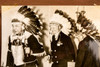 Admiral Chester Nimitz Ottawa Tribe Dance 6¾x9¼ 1947 AP Wire Photo V34