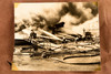 Firefighters Battle Island Queen Fire Pittsburgh 6⅝x5½ 1947 Press Photo V33