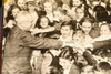 Harry S Truman Greets Children Rio de Janeiro Brazil 8¼x8 1947 AP Wire Photo V37