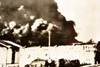 Java Port Warehouse Fire Probolinggo Indonesia 7⅞x5¼ 1947 AP Wire Photo V31