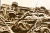 Worth Missouri Tornado Wreckage Cars Adams Store 9x6⅛ 1947 AP Wire Photo V33