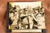 Greek Soldiers Machine Gun Bulgarian Border 8⅛x7 1947 AP Wire Photo V35