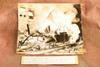 Car and Train Crash Fire Rockville Centre NY 8x6½ 1947 AP Wire Photo V32