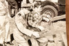 Deep Sea Diver With Bends Aided at Mare Island 1947 6⅛x8⅜ AP Wire Photo V35