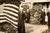 WWII War Dead Floral Tribute New York 1947 9x6½ AP Wire Photo V33