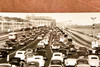 Bay Bridge Traffic Jam During Transit Strike CA 1947 8⅛x5⅜ AP Wire Photo V30