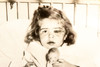 4-Year-Old Bonnie Schaffer Beaten Carlisle PA 6½x8¾ 1947 AP Wire Photo V33
